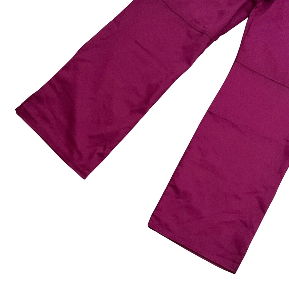 Cherokee Workwear Revolution Scrub Pants Women Wine Pull On Stretch Size M NWT - Picture 2 of 9